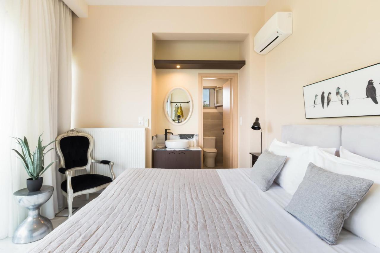 Mikro Metochi Lux Villa Mia With Heated Pool, 2Km To Beach & Childrens Area! מראה חיצוני תמונה