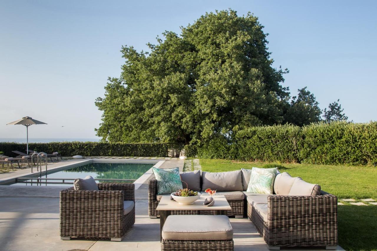 Mikro Metochi Lux Villa Mia With Heated Pool, 2Km To Beach & Childrens Area! מראה חיצוני תמונה