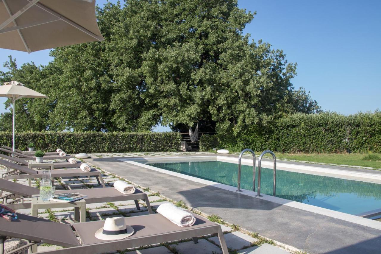 Mikro Metochi Lux Villa Mia With Heated Pool, 2Km To Beach & Childrens Area! מראה חיצוני תמונה
