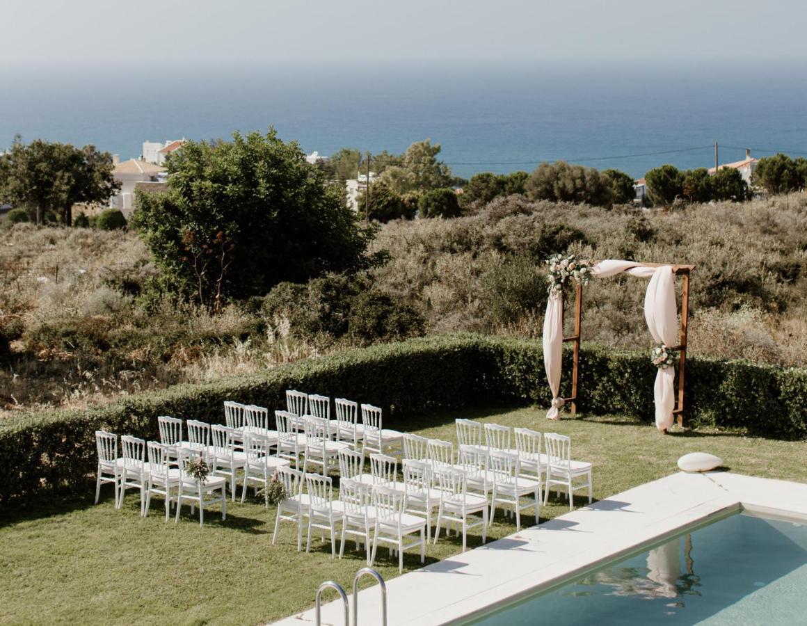Mikro Metochi Lux Villa Mia With Heated Pool, 2Km To Beach & Childrens Area! מראה חיצוני תמונה